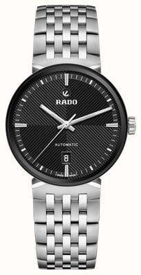 RADO Florence Automatic (39mm) Embossed Black Dial / Stainless Steel Bracelet R48903153