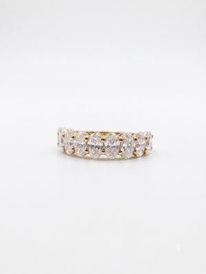 9ct Yellow Gold Lab Grown Oval Diamond Ring 1.70ct J52104