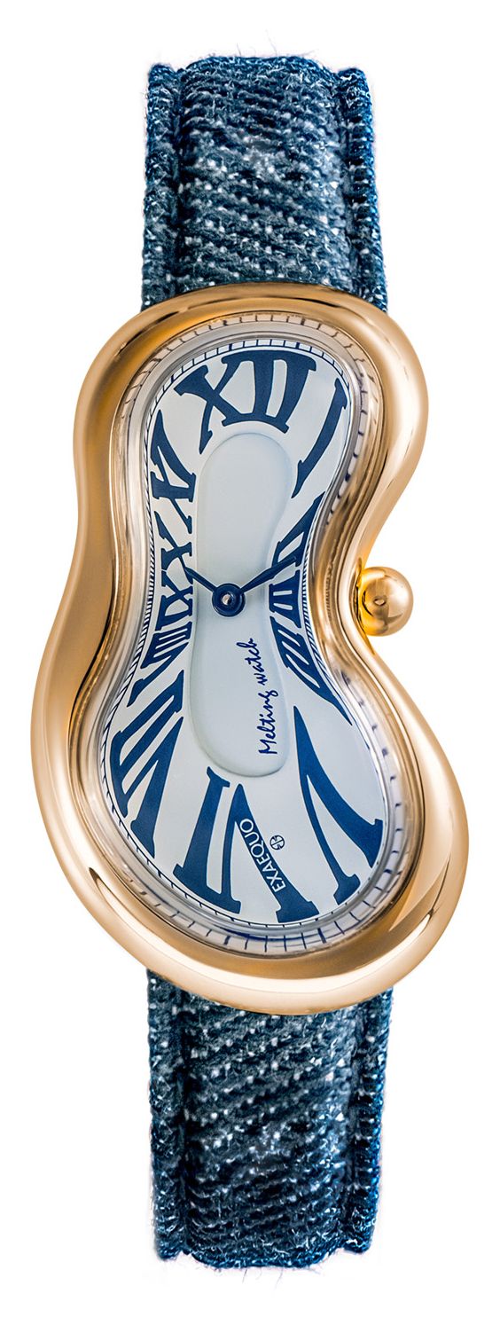 Exaequo Melting Watch EX 0002.0012 Classic PVD Yellow Gold (