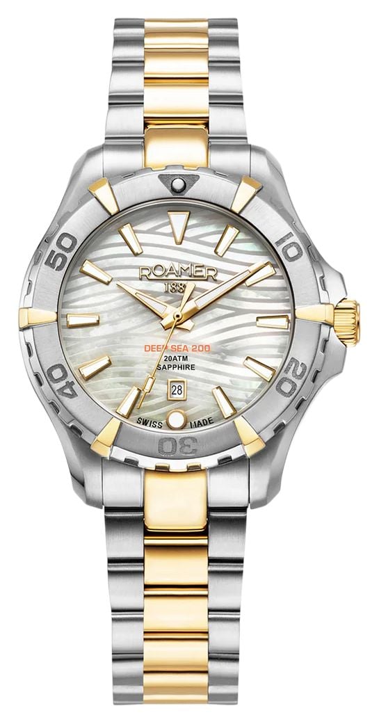 Roamer 860844 47 20 20 Deep Sea 200 (34mm) White Mother-of- Watch