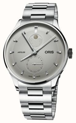 ORIS Artelier Complication Automatic (39.50mm) Ivory Dial / Stainless Steel Bracelet 01 782 7811 4051-07 8 20 20