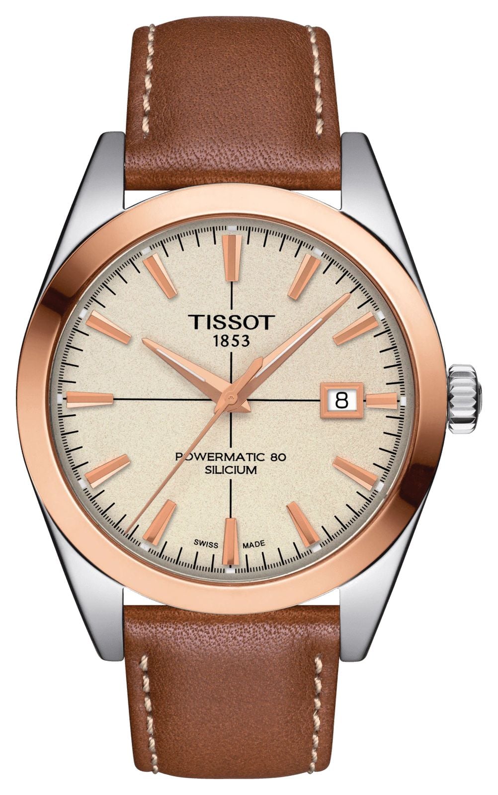 Tissot T9274074626100 Gentleman Powermatic 80 Silicium Solid Watch