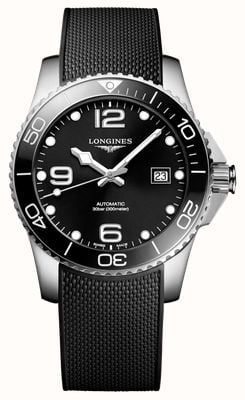 LONGINES HydroConquest Automatic (41mm) Black Dial / Black Rubber Strap L37814569