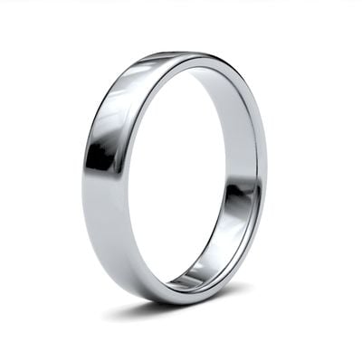 James Moore Wedding Rings | Palladium | 4mm | Light | Soft Court | AG_4LLS-PD