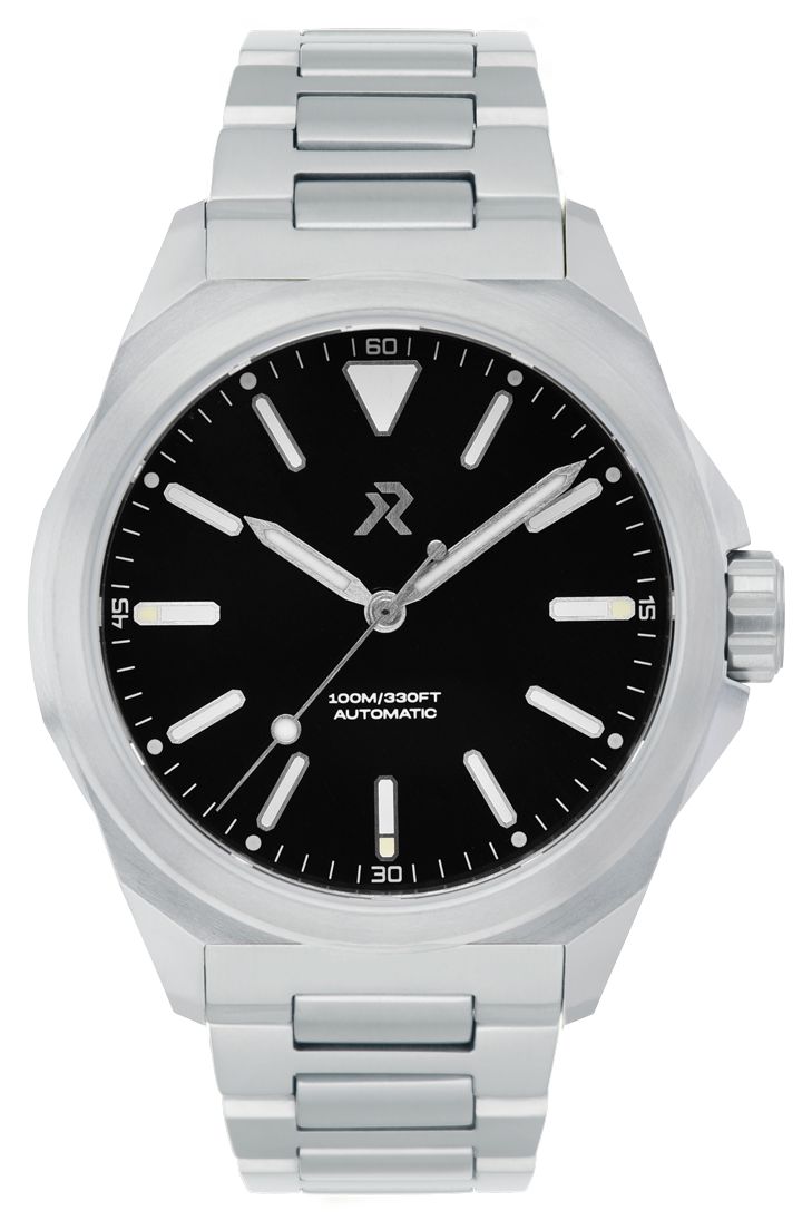 RZE RES-40-JB Resolute Pro Automatic (40mm) Jet Black Enamel Watch