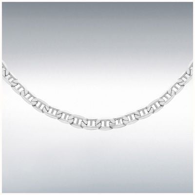 Unisex Sterling Silver 65 Flat Rambo Chain 51cm/20" 8.16.0475