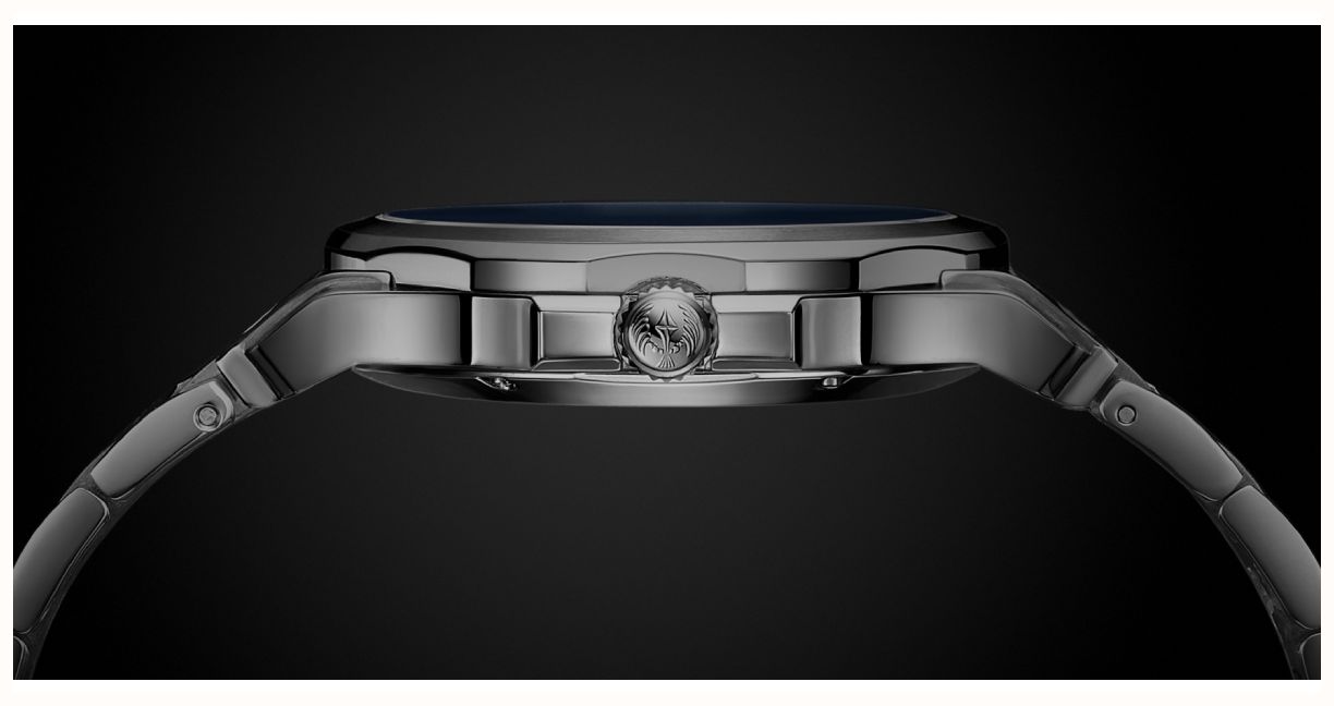 Emile Chouriet Challenger Cliff Automatic (40mm) Blue Sunray Dial / Stainless Steel Bracelet 08.1170.G.6.6.N8.6 - alternate view 4