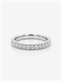 0.33ct Round Brilliant Natural Diamond Platinum Half Eternity Ring HET100073