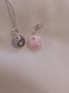 Customer picture of Thomas Sabo Charm Club Pink Enamel Yin & Yang Charmista Pendant 2000-041-7