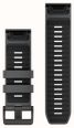 Garmin QuickFit Bands (26mm) Slate Grey/Black Silicone with Black Hardware - Strap Only 010-13393-11 - alternate view 2