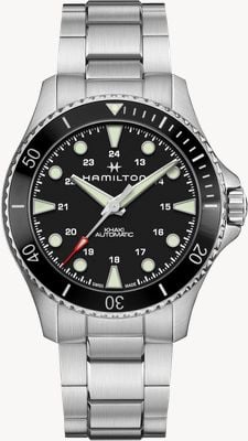Hamilton Khaki Navy Scuba Automatic (43mm) Black Dial / Stainless Steel Bracelet Watch H82515130