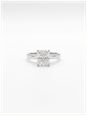0.70ct Radiant Natural Diamond Platinum Solitaire Ring J40713
