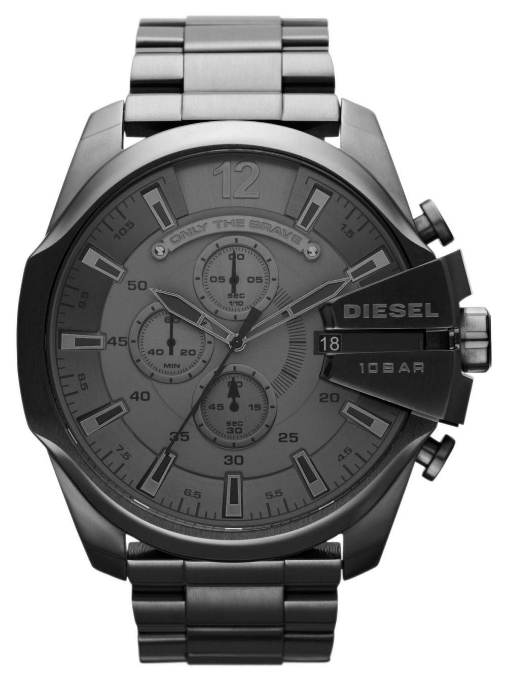 Diesel DZ4282 Men's Mega Chief Black Steel Watch