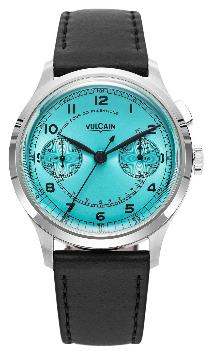 Vulcain 650167A38.BAC201 Monopusher Heritage Manual Winding Watch