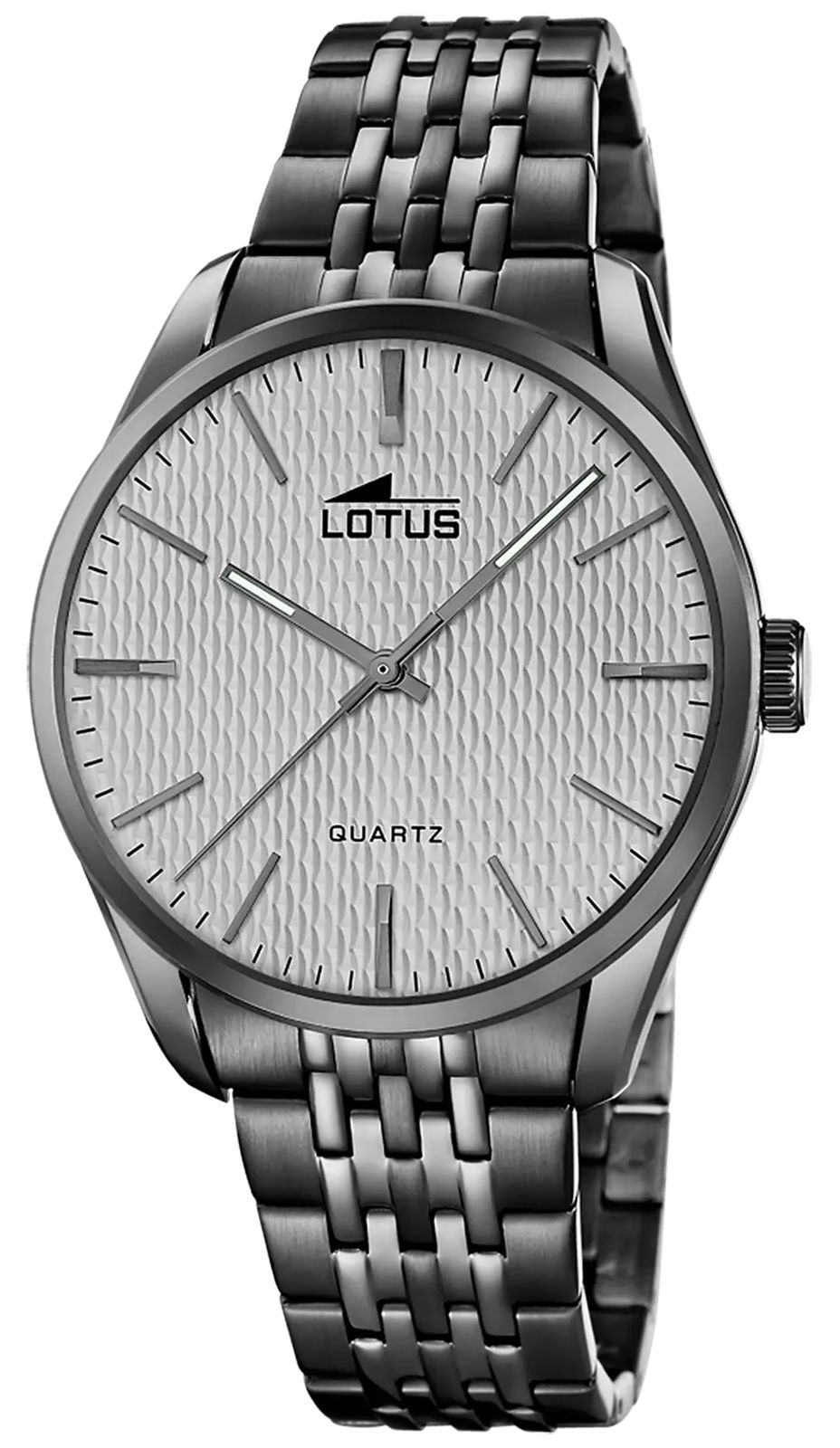 Lotus 19068/1 Minimalist Quartz (42mm) Textured Grey Dial / Watch