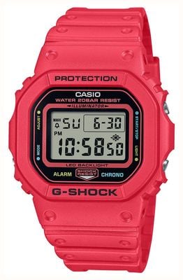 Casio G-Shock Core Energy Pack Series (48.9mm) Digital Dial / Red Resin Strap DW-5600EP-4ER