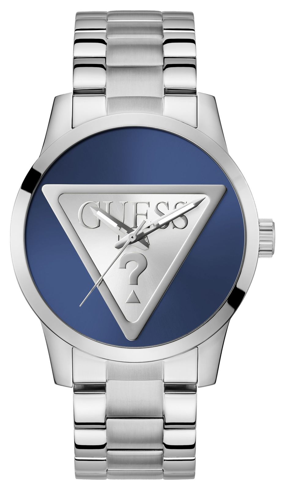 Guess GW0782G3 Men’s BADGE (44mm) Silver and Blue Dial / Watch