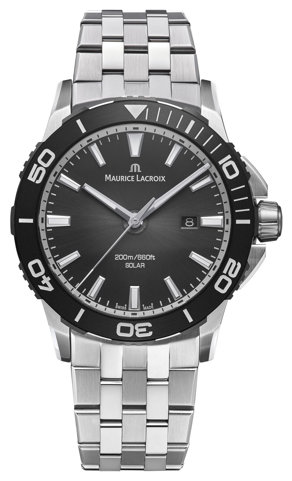 Maurice Lacroix PT1008-SSL22-330-1 Pontos S Solar Date (42mm Watch