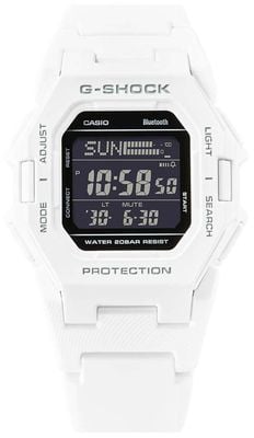 Casio G-Shock Core (46.3mm) Digital Dial / White Resin Strap GD-B500-7ER