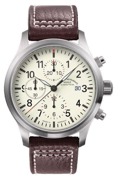 Mühle Glashütte M1-37-77-LB Terrasport I Chronograph Watch