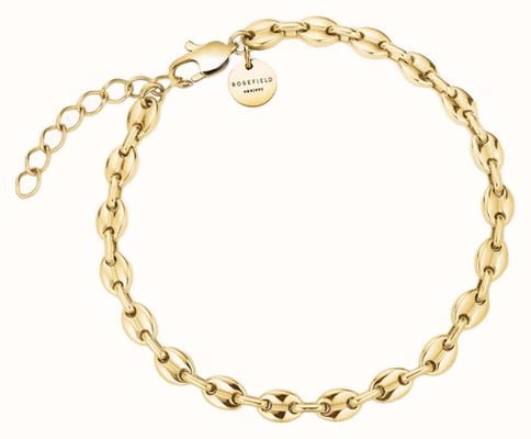 Rosefield Jewellery Coffee Bean Small Chain Bracelet JBCSG-J1052