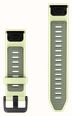 Garmin QuickFit Bands (20mm) Citron/Willow Silicone with Black Hardware - Strap Only 010-14506-01 - alternate view 2