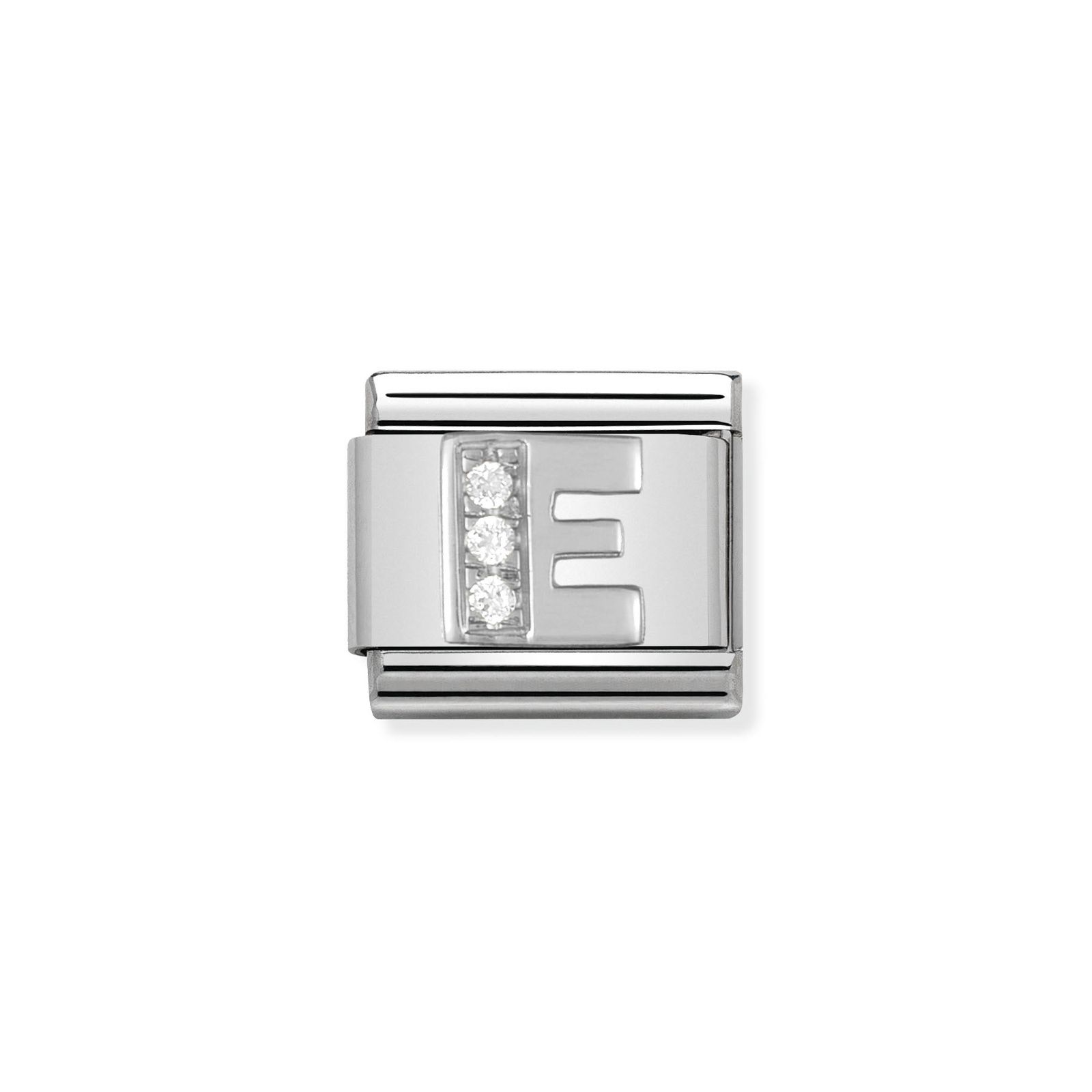 Nomination 330301/05 Classic Letter E Sterling Silver & Jewellery