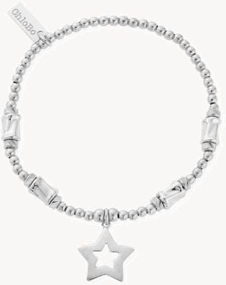ChloBo Cute Charm Chunky Twist Open Star Bracelet SBCCCT812