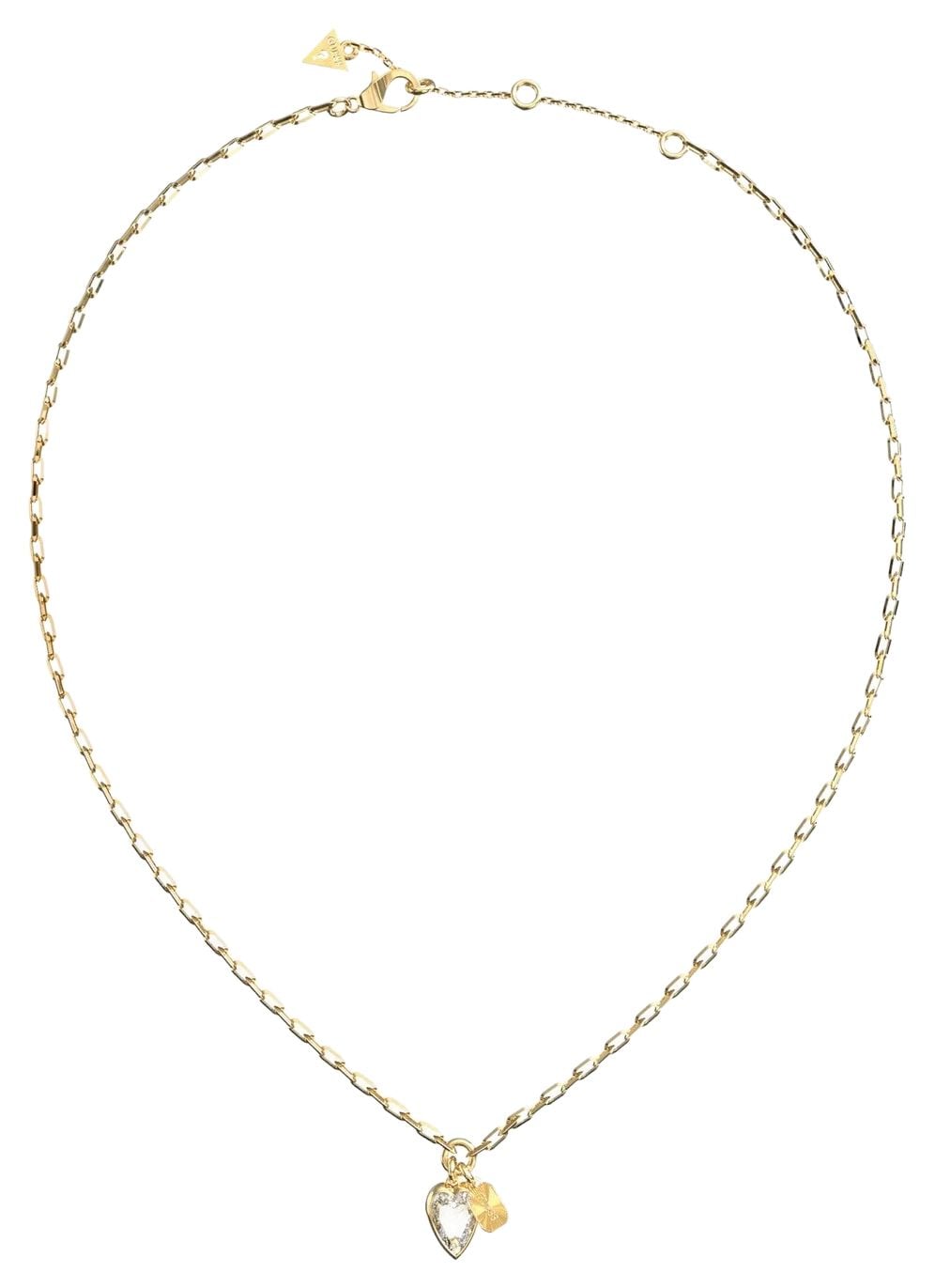 Guess UBN06359YG Guess Jewellery Womens Heart Charm Necklace