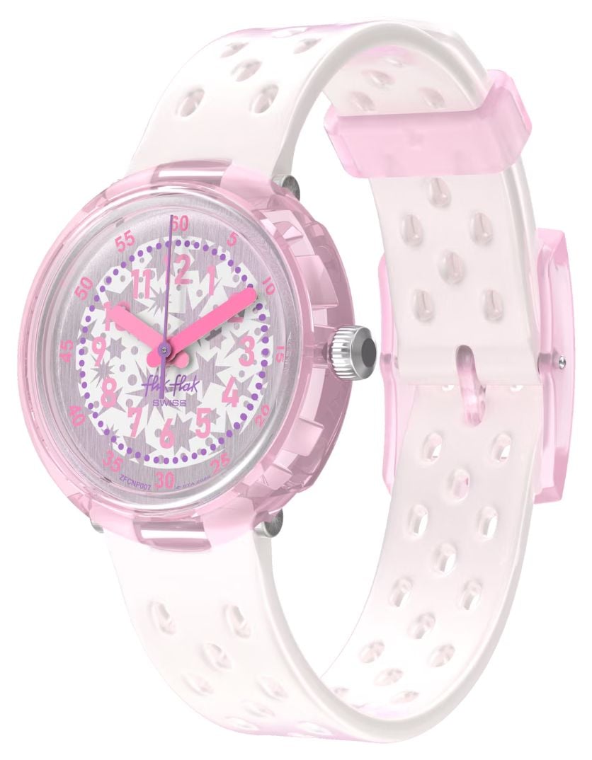 Flik Flak FCNP007 7  Power Time Fizz in pearl Watch