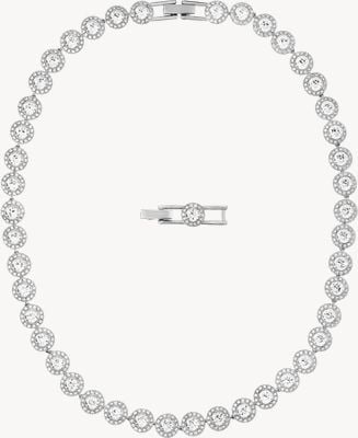 Swarovski Angelic White Crystal Cluster Necklace 5117703
