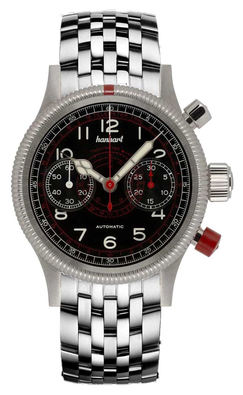 Hanhart 712.210-6428 PIONEER TachyTele Automatic (40mm) Watch