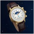 Timex Reissue 1990 Moon Phase 37mm White Dial Leather Mens Quartz TW2Y99000 - alternate view 3