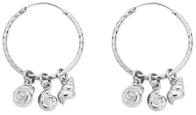 ChloBo TREASURES OF BALI Resilient Dreams Hoop Earrings - 925 Sterling Silver SEHMUL3