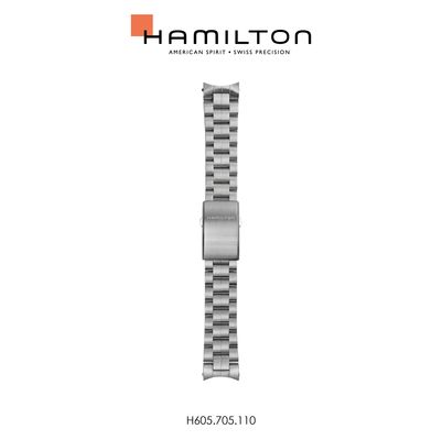 Hamilton Straps H695705110 Khaki Field Stainless Steel Watch