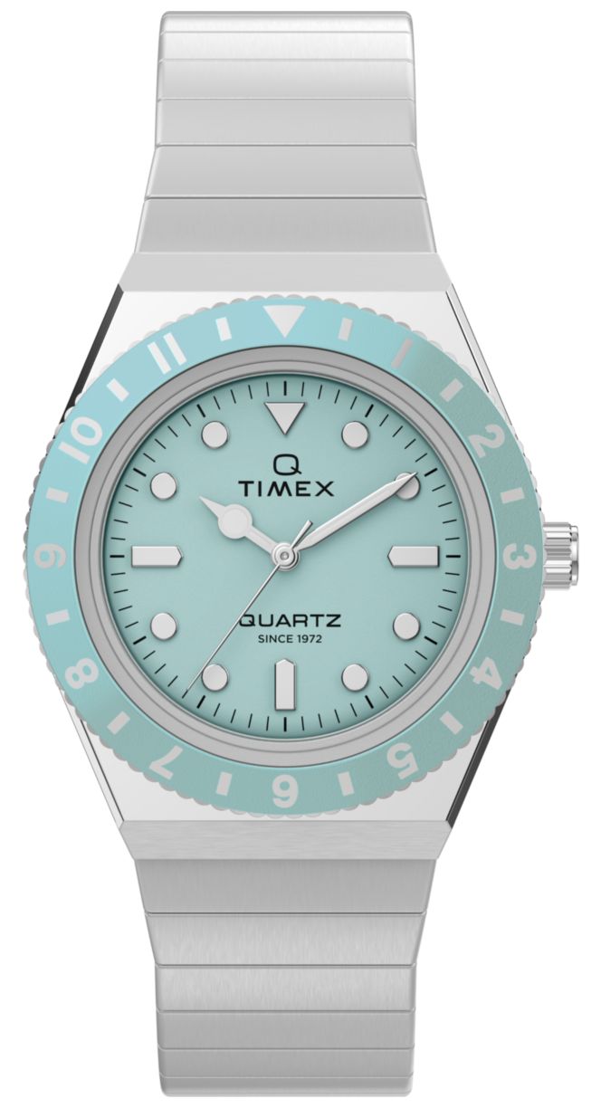 Timex TW2Y77300 Q Timex Mini (30mm) Ice Blue Dial / Watch