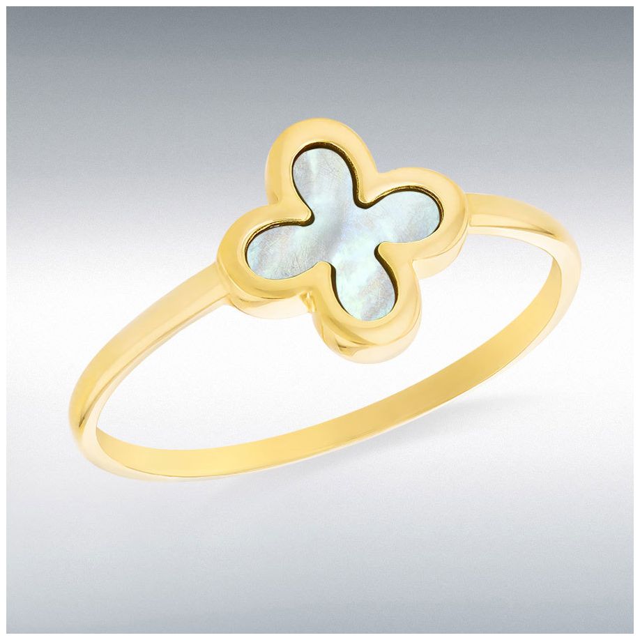 James Moore & Co 1.84.9981 9ct Yellow Gold 8.6mm Clover Jewellery