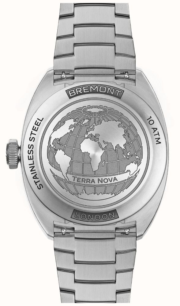 Bremont Terra Nova Date Automatic (40.5mm) Gradient Anthracite Metal Dial / Stainless Steel Bracelet TN40-DT-SS-BK-B - alternate view 2