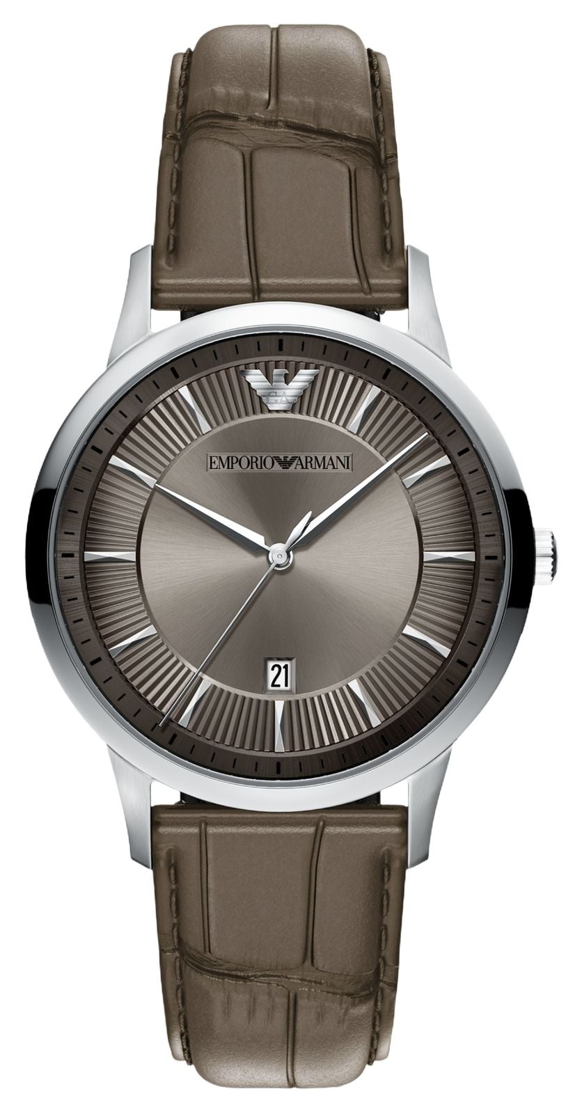 Emporio Armani AR11823 Three-Hand Quartz (39mm) Grey Sunray Watch