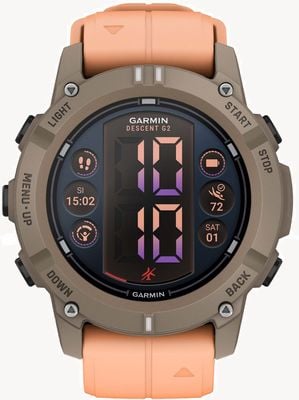 Garmin Descent G2 AMOLED Watch-Style Dive Computer - Paloma with Shell Pink Band 010-02986-01