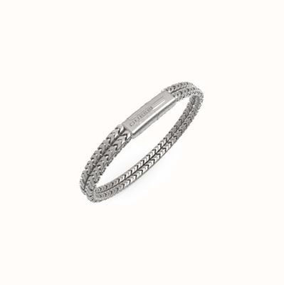 Guess 5mm Double Chain Stainless Steel Bracelet - One Size UMB05030STL