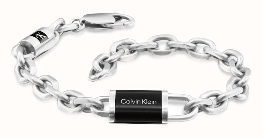 Calvin Klein Interlock Stainless Steel Mens Bracelet 35100118 - alternate view 2