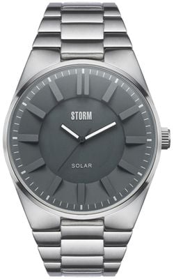 STORM SOLARON Solar (43mm) Grey Dial / Stainless Steel Bracelet 47562/GY