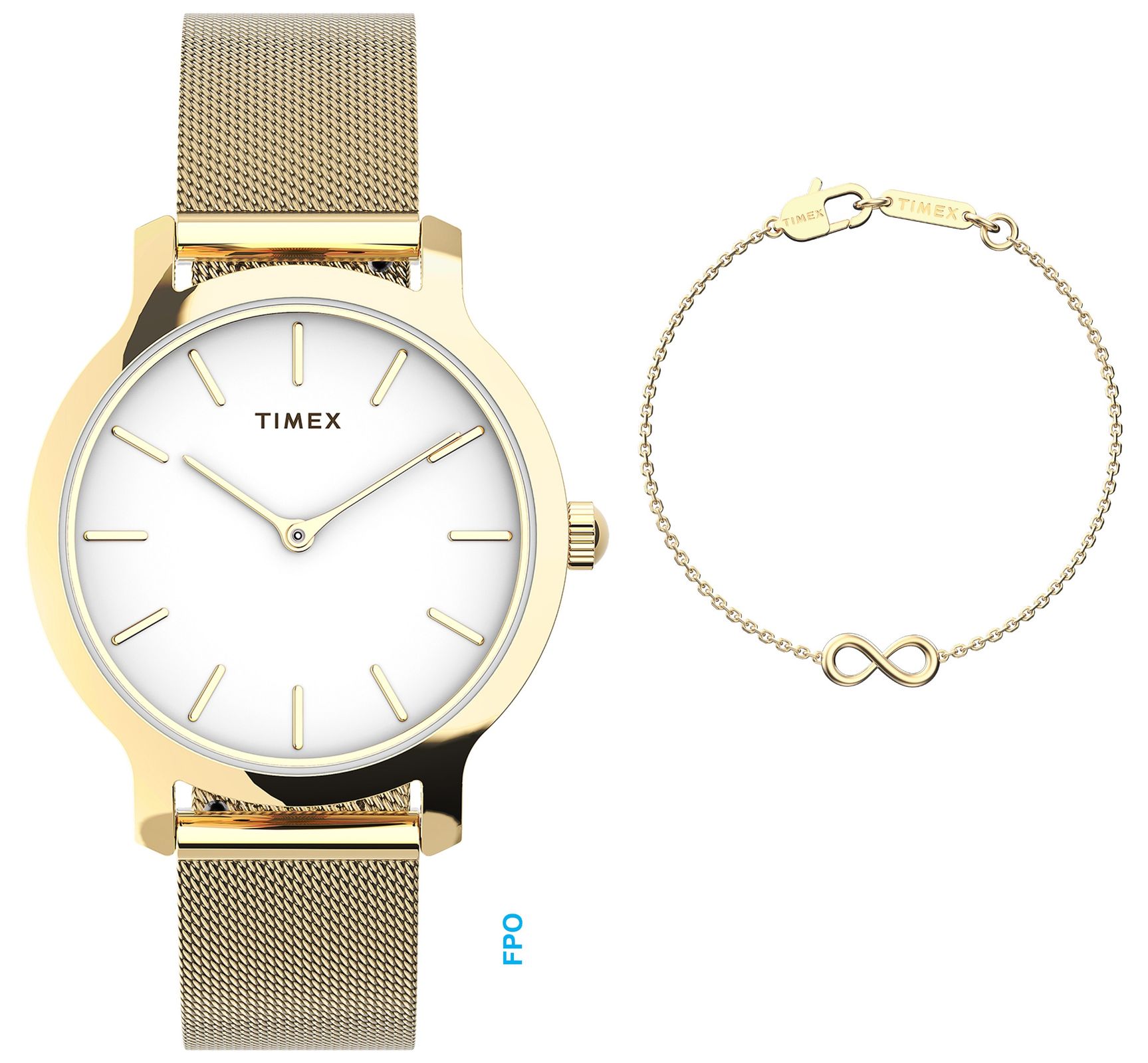 Timex TWG067000 Transcendâ¢ - GIFT SET (31mm) White Dial / Watch