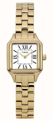 Timex Addison (23mm) White Dial / Gold-Tone Stainless Steel Bracelet TW2Y23700