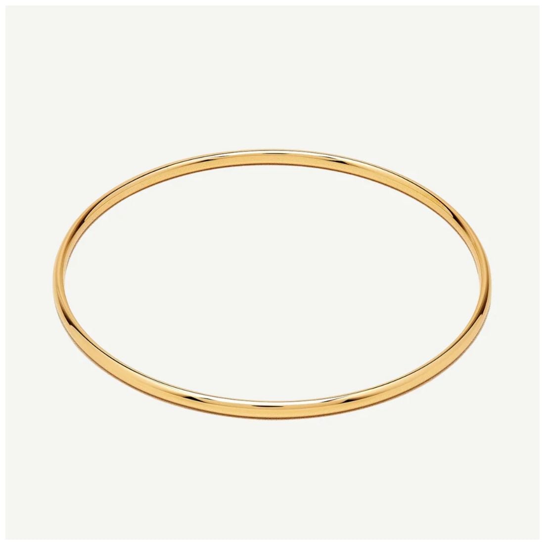 D.LOUISE SKB-09-03 Classic Gold Plated Bangle Size M/L Jewellery
