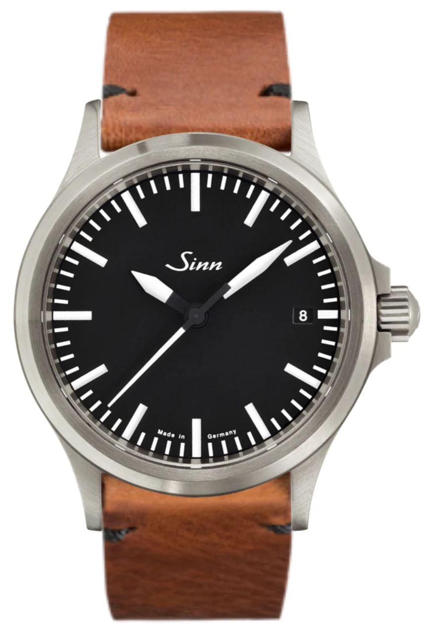 Sinn 556.010 BROWN LEATHER 556 I Automatic (38.5mm) Glossy Watch