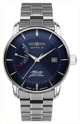 Zeppelin Atlantic Automatic (41mm) Blue Dial / Stainless Steel Bracelet 8462MB-3