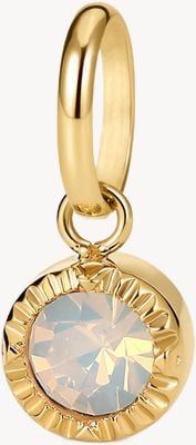 D.LOUISE Mini Bezel Birthstone April/Plain CZ CH-40-04