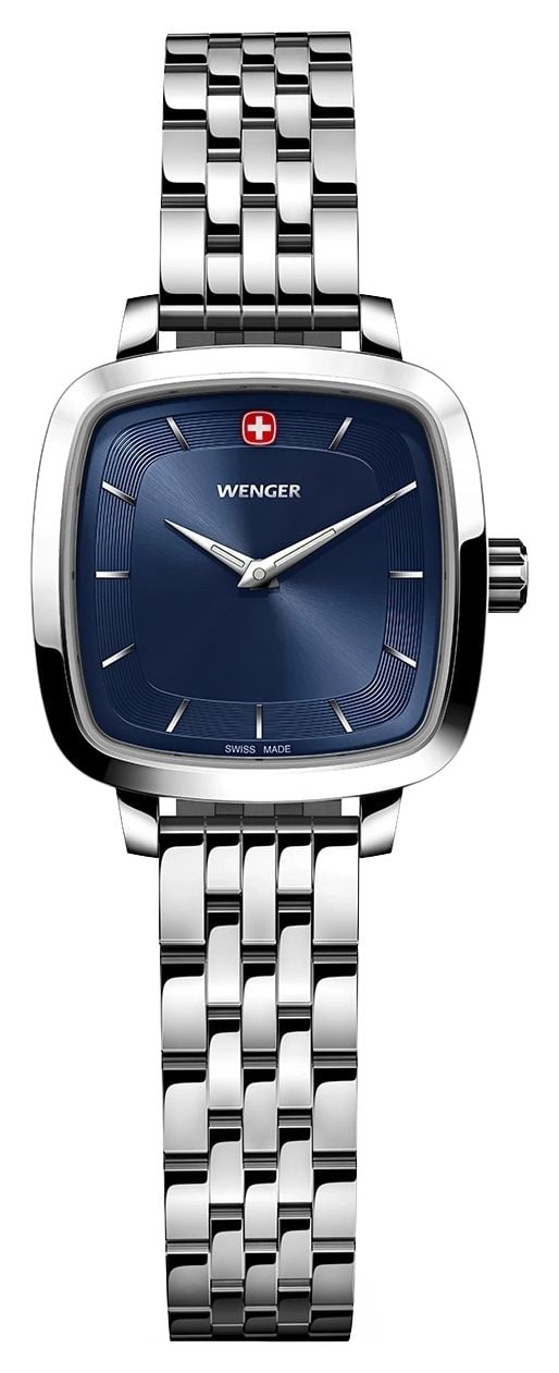 Wenger 01.1911.103 Vintage Classic Quartz (27mm) Blue Watch